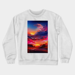 Aesthetic Sunset Crewneck Sweatshirt
